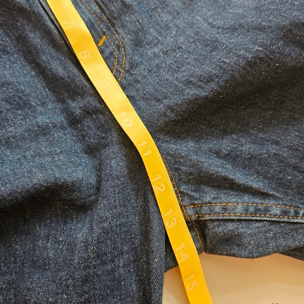 Abercrombie & Fitch 90s Straight Ultra High Rise Jeans 31/12L Dark Wash Denim ~ - Picture 7 of 8